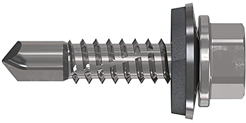 RP-K, REFABO Plus Bohrschraube 6.3x 25/Dichtscheibe 16mm Bi-Metall A2