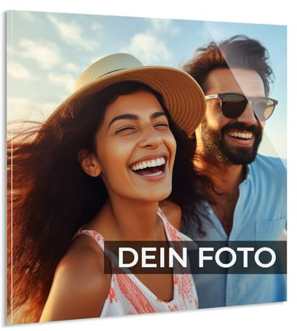 Personalisiertes Acrylglas | Acrylglas mit eigenem Bild | Acrylglasbild als Geschenk | Wandbild selbst gestalten | Bilder-Geschenk | individuelles Acrylbild drucken lassen | Hochformat 60x90 cm