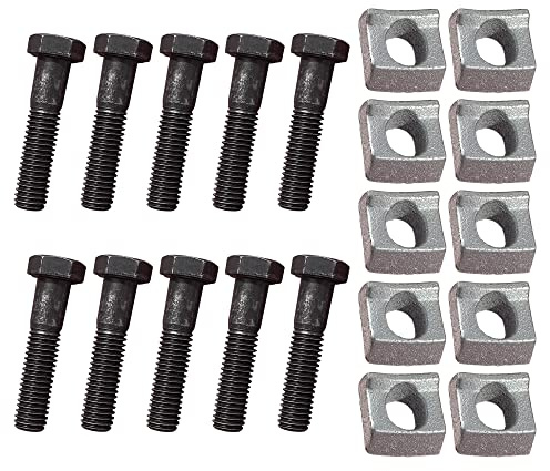 10 Pack Axle Wheel Rim Clamps & Bolts for Mobile Home (10)