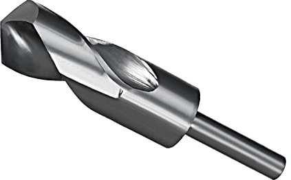 CoCud Verringert Schaft Spiralbohrer 32mm Schnitt Kante 1/2 Schaft Nitride Beschichtet Schnellstahl 6542 Drehung Bohreinsätze - (Anwendungen: für Edelstahl Metall Holz)
