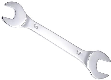 CoCud Chiave a Bussola Sottile Aperta, Metrica 14mm x 17mm, Chiave Sottile a Doppia Estremità - (Applicazioni: per Dadi Sottili, Spazi Stretti), 1 Pezzo