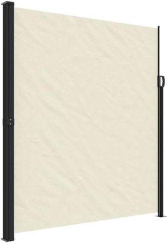 vidaXL Tenda da Sole Laterale Retrattile Crema 220x300 cm
