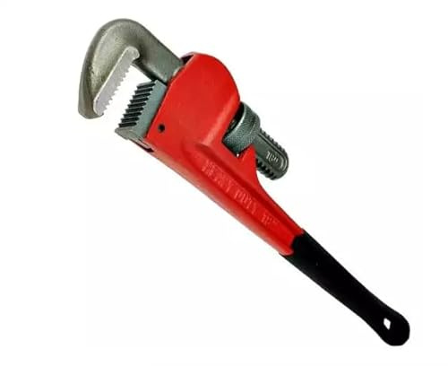 Pinza per tubi Stillson, 18 pollici, pinza per pompa dell'acqua, attrezzi per la riparazione dei tubi, per il fai da te, apertura alare 50 mm
