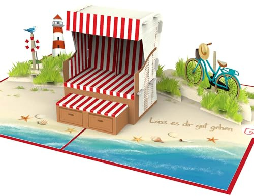 papercrush Pop-Up Karte Rente „Alles Gute zum Ruhestand“, 3D Abschiedskarte | Lustige Grußkarte für Kollegen & Kollegin zum Renteneintritt & Ruhestand, Verabschiedung von Rentner in Pension, Rentenkarte