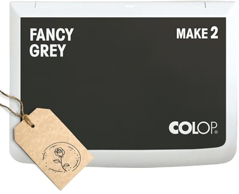 COLOP Timbri MAKE 2 Fancy grigio 70 x 110 mm, cuscino per timbri tradizionali
