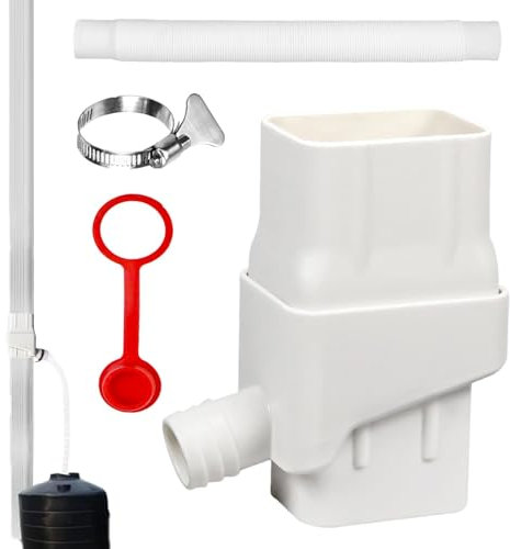 Aizuoni Rain Barrel Diverter | Downspout Diverter For Diverting Water - Downspout Diverter For Colander, Filtration Valve, Eco-Friendly Adjustable Diverter For 2 X 3inch Standard Downspouts