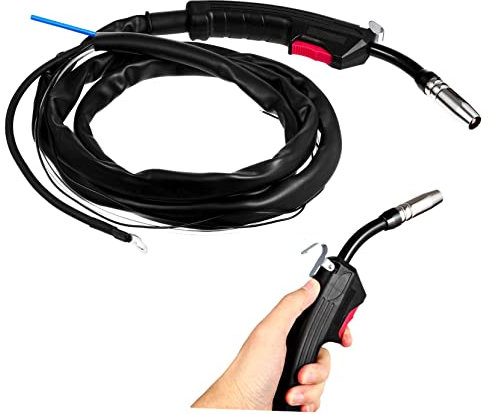 ROMISBABA Welding Torch Stinger Gas-elektro Ersatzteil Für Mig- Ergonomischer Griff Verschleißfeste Gummikabel Optimierte Schweißleistung