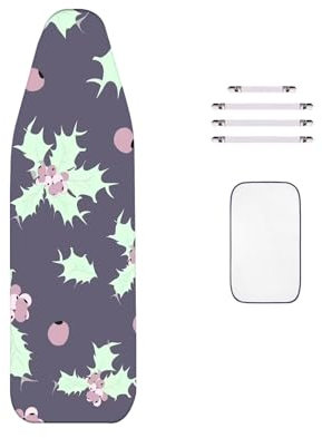 WTAIS Copri ASSE da Stiro - Extra Large, Extra Spesso - Design Due in Uno, Sostituibile - Copriasse da Stiro in Cotone - 160x60cm, per Tavolo da Stiro A Vapore