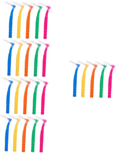 NOLITOY 250piezas Cepillos Interdentales De Limpieza Efectiva Para Espacios Entre Dientes y Portátiles Para Uso Diario