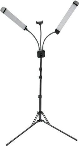 Lampada di estensione per ciglia, 40 W LED Lash Light + supporto per telefono cellulare con supporto+USB per trucco estensione ciglia tatuaggio, per ciglia, in diretta, bellezza, tatuaggio