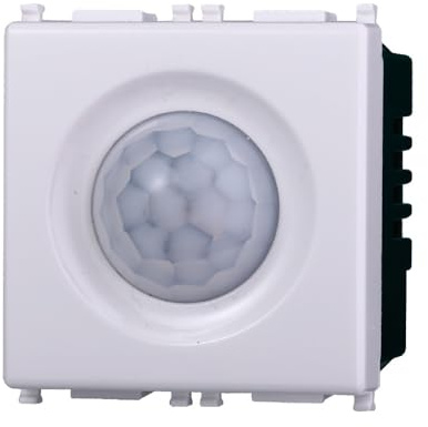 Elektronova Sensore Movimento PIR Infrarossi Bianco compatibile Vimar Plana 1801