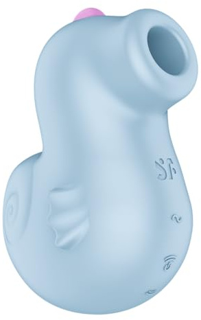 Satisfyer Sea Pony, vibratore a onde di pressione | con 2 motori | vibratore clitorideo a forma di cavalluccio marino per donne | onde di pressione, vibrazione | impermeabile IPX7 | silicone