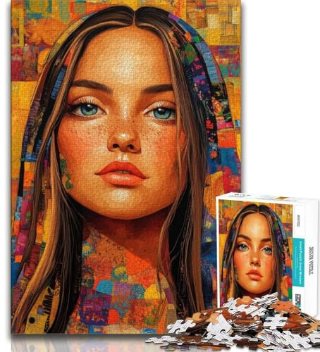 Puzzles de Belles Femmes pour Adultes, Jeu éducatif, Jouet de défi, idéal comme Cadeau pour Toute la Famille 50x75cm