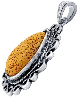 TINEASUR Wasserfallförmiger Lava stein Schmuckanhänger Farbiger Tropfen charme für DIY Armband und Halskette Leichter Metallrahmen für Kreative Schmuckbastelei