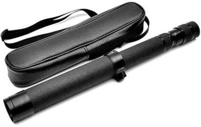 Monokulares 8-24x40-Zoom-Teleskop HD-Langstrecken-Metalloptik Mit Astronomischer Linse Und Ledertasche PräZise Fokussierung(Only Monocular)