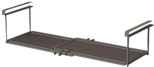 Panier sous armoire – Panier métallique extensible de 40 cm, étagère de rangement pour garde-manger de cuisine, organiseur extensible sous le comptoir | Rangement sous étagère pour épices ustensiles