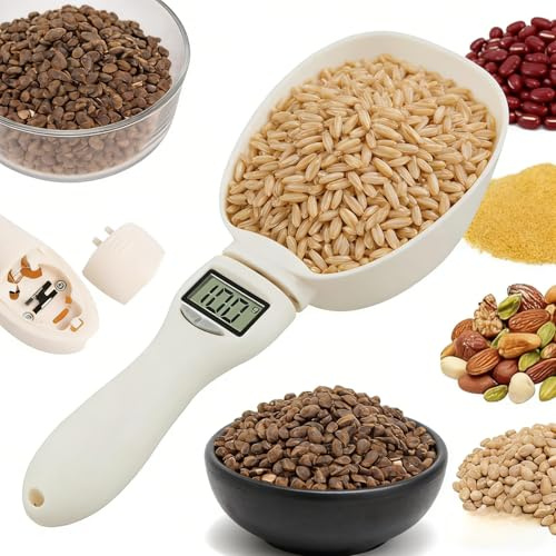 Digital Measuring Spoon Scale, 2026 New Digital Food Measuring Scoop Scale,High-Precision 800g/0.1g Electronic Measuring Scoop For Cooking, Electronic Measuring Spoon For Cooking Baking, Dog Cat Food
