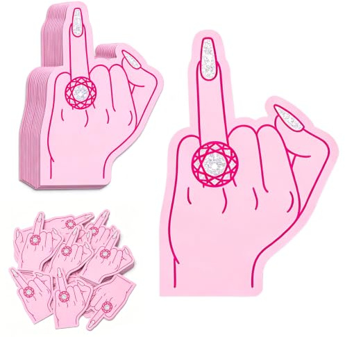 Simsky 20 Stück JGA Servietten Ring Motiv, 17x12cm Junggesellenabschied Frauen Deko, Bride to Be, Team Braut, Bachelorette Party Accessories, JGA Deko Frauen, Braut Tischdeko