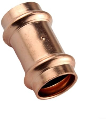 2 Stück Kupfer Pressfittings V-Typ für Kälteanlagen Wärmepumpen Klimageräte Rohrverbinder Adapter 1/2 Zoll 3/4 Zoll 1 Zoll dichtungsring wasserfestinstallation(1 inch)