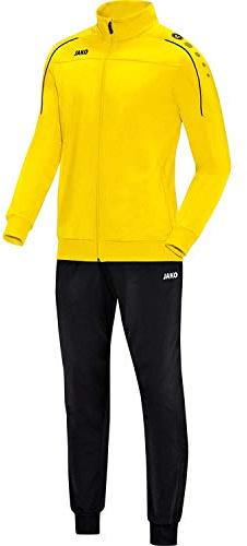 JAKO Unisex träningsoverall polyester Classico, Citro, M