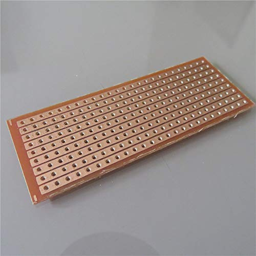 10stk 2.5X6.4cm Streifenraster Veroboard Stripboard Prototype Paper PCB Platine Leiterplatte Universal Experiment Matrix Circuit Board Bakelite