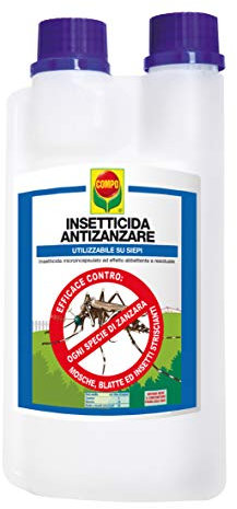 COMPO Cypesect Caps, Insetticida a Effetto Prolungato, Fino a 4 Settimane Contro Tutti i Tipi di Zanzare, Mosche, Blatte, Cimici, 300 ml