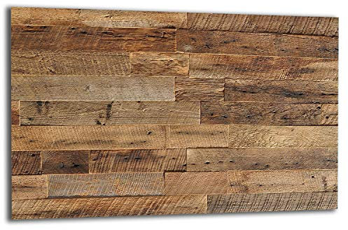 TMK Plaque de recouvrement pour cuisinière, 80 x 52 cm, 1 pièce, pour plaques vitrocéramiques, à induction, protection anti-éclaboussures, planche à découper, en bois