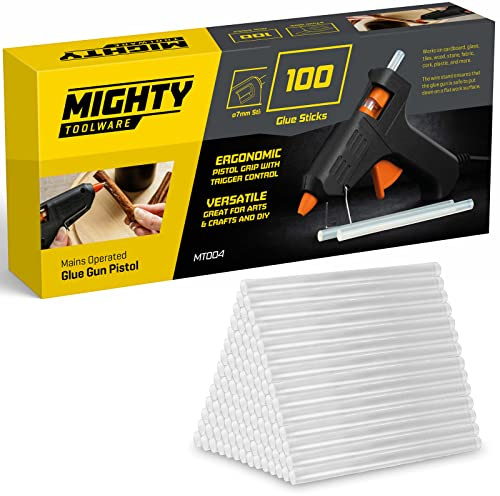 Glue Gun Mini 10W Heats Up Glue Gun with 100pcs Melt Glue Sticks Glue Sticks Craft Repair Kit for Hobby Craft Electronics Super Glue Adhesive DIY Handicrafts and Repair