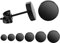6 Paare 3-8 mm Edelstahl Herren Ohrstecker Tunnel Ohrringe Schwarz Ohrringe für Damen Fakeplug Fake Plug Ohrringe,Barbell-Ohrringe,Ohrringe Edelstahl Unisex Ohrringe, Ohrstecker in Mode Ohrschmuck