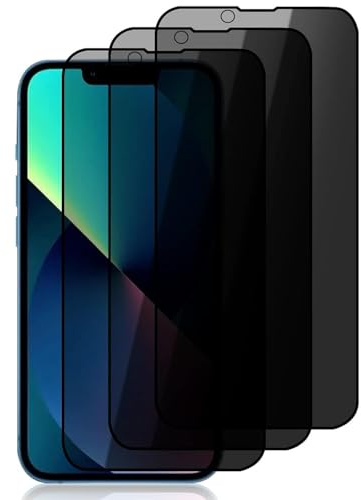 DYNASCO 3 Stück Sichtschutz Schutzfolie für iPhone 13 Pro Max, 9H Härte Anti-Spähen Panzer Schutz Glas Displayschutzfolie für iPhone 13 Pro Max 6,7, Blickschutzfolie, Anti-Kratzer, Anti-Fingerprint