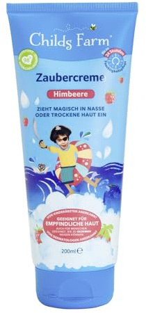 Childs Farm Magisk Cream 200 ml | Hallon | För känslig eller torr hud | 24-timmars fukttillförsel