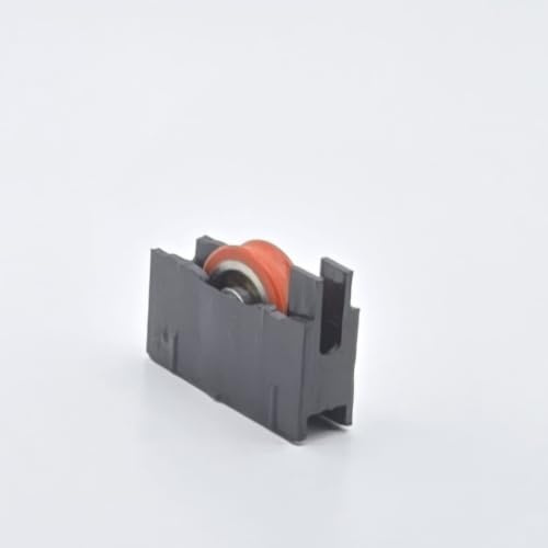 10 Ruedas de puerta y ventana corredera P4NEGRA base plastico ancho 11,5 mm, Alto 20 mm