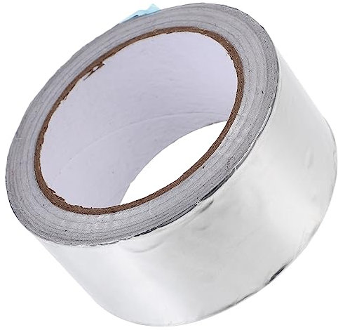 JEWEDECO 20m Nastro Adesivo Alluminio Conduttivo e Termoisolante Per Riparazioni Elettriche e Isolamento Termico