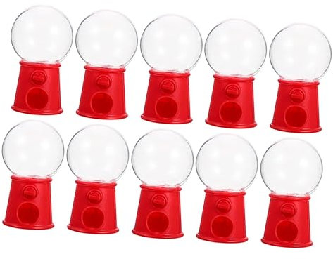 Cabilock Lot De 30 Mini Distributeurs De Bonbons Pour Fête Jouets Pour Enfants Distributeurs De Bonbons De En Plastique Rouge