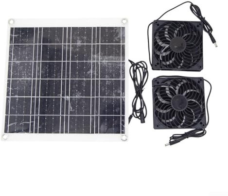 Système de ventilateur de serre à énergie solaire 20 W Design optimisé pour la régulation de la température dans les structures extérieures