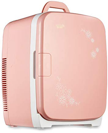 Frigorífico portátil para automóvil, refrigeradores eléctricos de Doble Voltaje, 15L Rosa