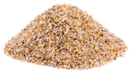 TM Aquatix Aquarium Sand Gravel for Aquarium Natural Substrate Soil Perfect for Plant Growth 1-2mm (10kg, Amber)