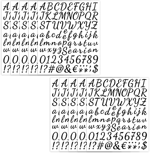 10 Blatt Zahlen Aufkleber Briefkasten Nummern Aufkleber Selbstklebende Vinyl Buchstaben Zahlen Kit Aufkleber für Schilder Fenster Hausnummer Autoshaus Adressnummer