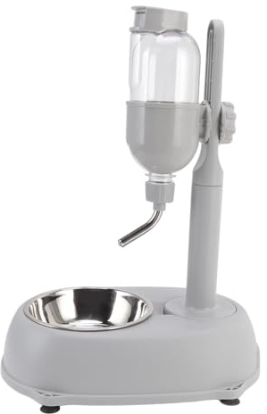 Stehender Wasserspender für Haustiere, 500 Ml Hunde Trinkbrunnen Höhenverstellbar Automatischer Haustier Wasserspender Katze Hund Stehende Schüssel