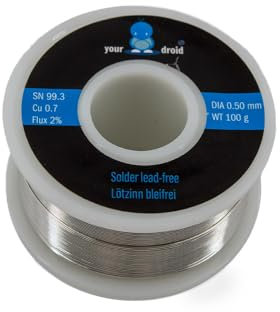 Lötzinn 0,5mm 100g bleifrei lead free solder wire mit Flussmittel