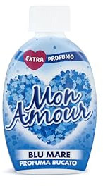 MON AMOUR - Profumatore Bucato Lavatrice Blu Mare, Profuma Bucato e Capi a Lungo, Intensifica e Prolunga Fragranza e Freschezza, Extra Profumo per Biancheria e Vestiti, Profumatori da 220 ml