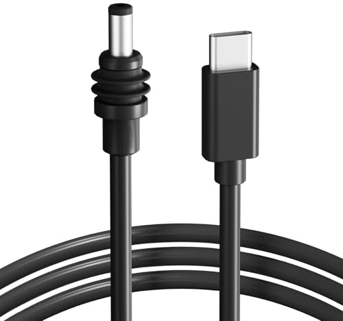 DANLIKT Starlink Mini cable, Starlink Mini USB C to DC power cable, IP68 100 W USB Type-C input to waterproof charging cable with hollow plug, Starlink Mini power cable for Starlink Mini