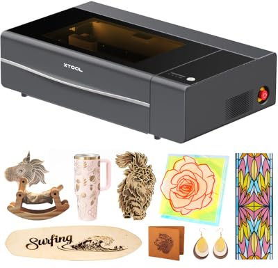 xTool P2S 55W CO2 Laser Graviermaschine, Smart Desktop CO2 Laser