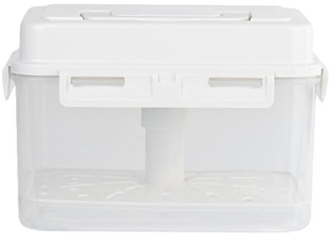 Envase de – Conservador de pepinillos hermético de 4/5 L, recipiente para encurtidos con colador | Tarro transparente, contenedores de fermentación y almacenamiento de col