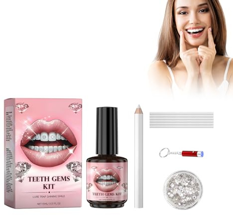 Kit De Decoración Dental Con Diamantes Brillantes - Juego Profesional De Joyería Para Dientes, Incluye Cristales Autoadhesivos Y Herramientas Para Aplicación Fácil, 02
