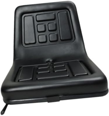 Oshhni Asiento de elevadora de pvc universal actualizaciones de carretillas elevadoras ergonómicas parcialmente asiento de cortacésped para