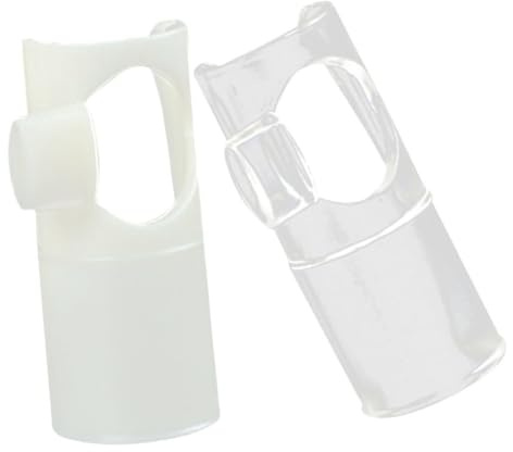 TOYANDONA Flute Accessories Sturdy Nylon Material Flute Mouthpiece Replacement 2pcs with Easy to Install and Portable Design for E/f Tones for Students and Educators Practice