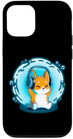 Casque Audio DJ Fox pour Hommes, garçons, Femmes, Filles Coque pour iPhone 12/12 Pro