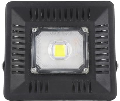 Locadence 50W Luz de inundación LED, 5000LM Super brillante al aire libre IP67 a prueba de lluvia, luz blanca de seguridad al aire libre reflector para garaje patio