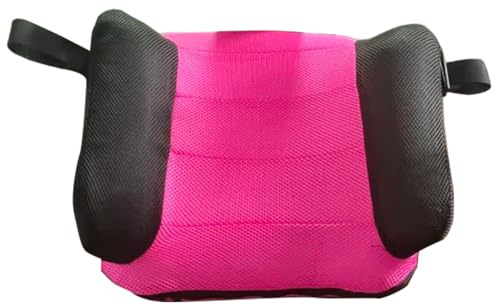 Rialzo per seggiolino auto senza schienale Rialzo da viaggio gonfiabile portatile con fibbia di sicurezza e fodera lavabile Cuscino traspirante per bambini piccoli in auto e viaggi all'aperto